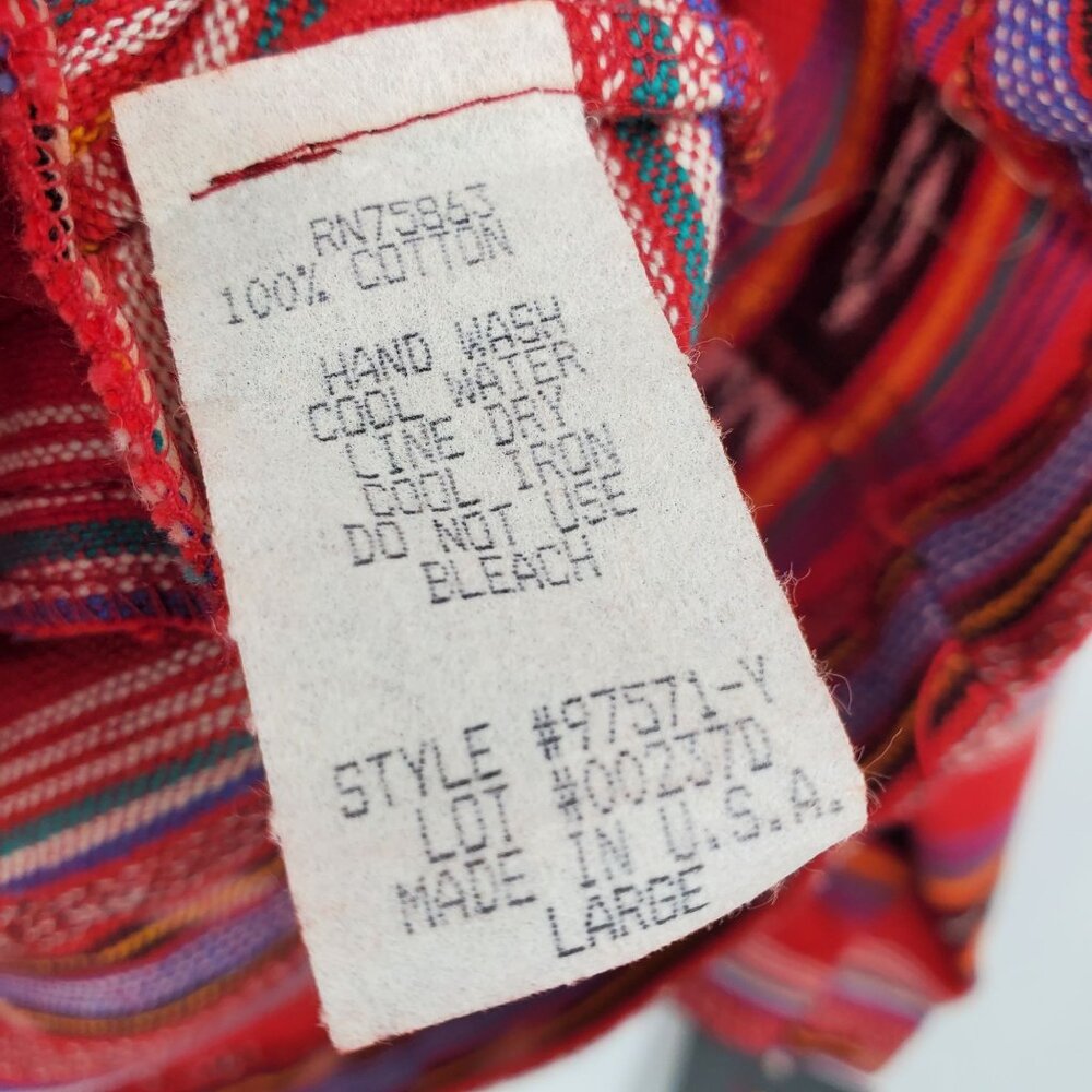 Tracy Evans Red Striped Southwestern Blazer - Picture 3 of 9